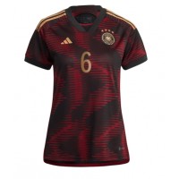 Deutschland Joshua Kimmich #6 Fußballbekleidung Auswärtstrikot Damen WM 2022 Kurzarm